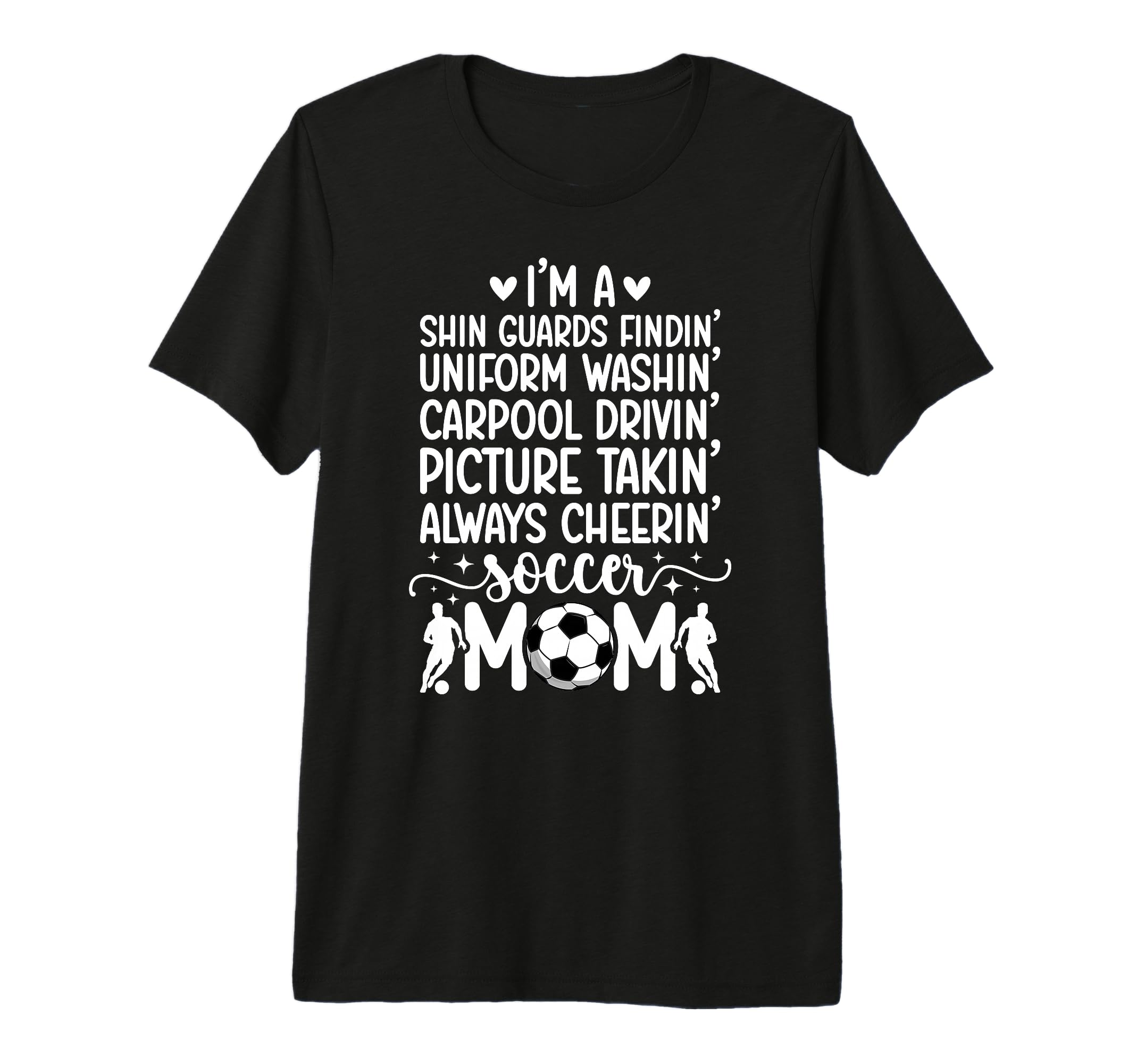 Im Soccer Mom Soccer Player Mama Soccer T-Shirt - Unique Graphic Men Women