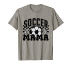 Games Day Checkered Soccer Mama Soccer Mom T-Shirt - Graphic Print Unisex