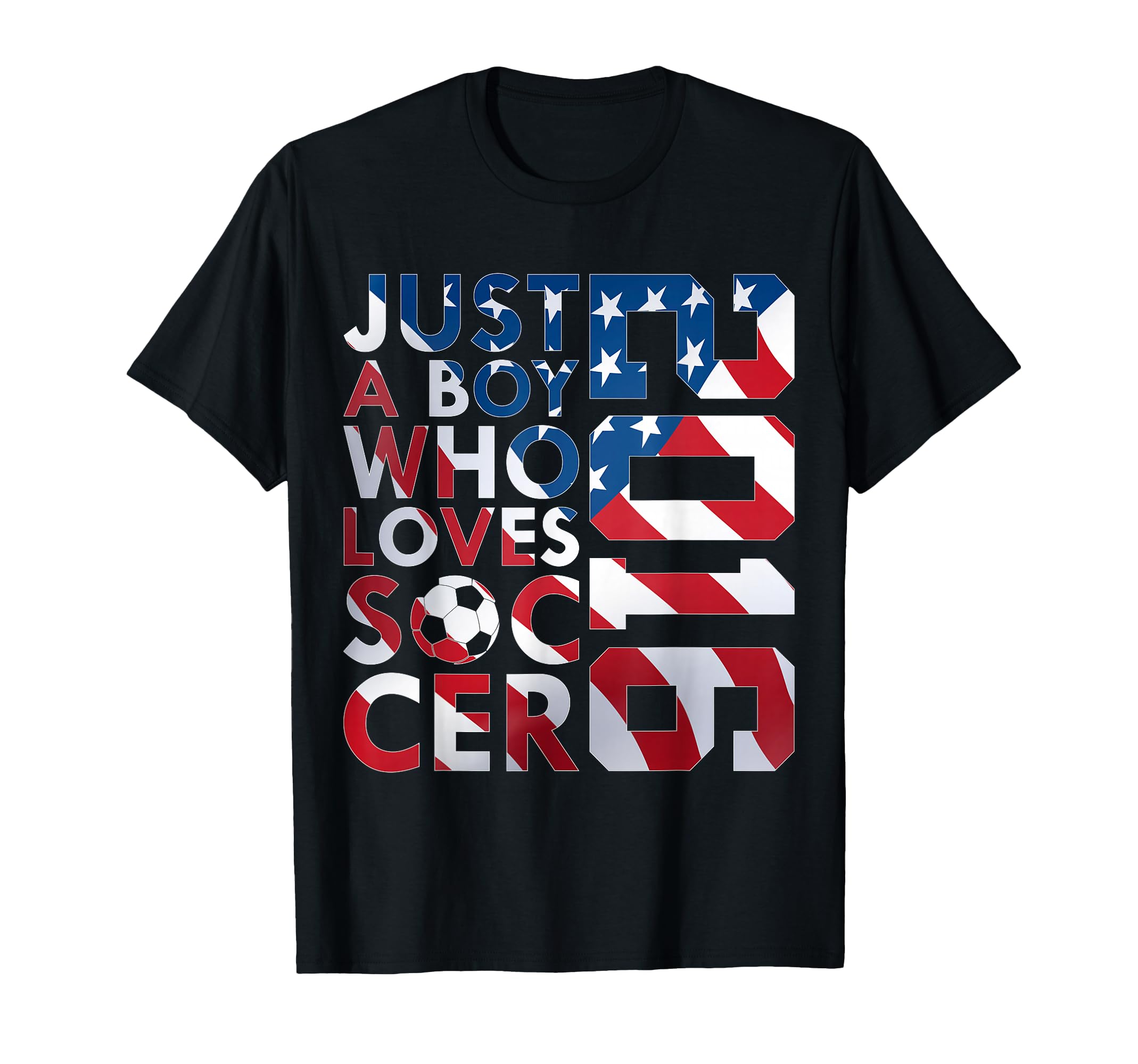 2016 Just Who Loves Soccer 10Th T-Shirt - Minimalist Print Men Women
