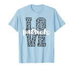 Patriots Love Team Mascot School T-Shirt - Fun Novelty Design Men Women