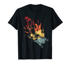 Jumping Soccer Goalie Football Soccer T-Shirt - Fun Novelty Design Unisex