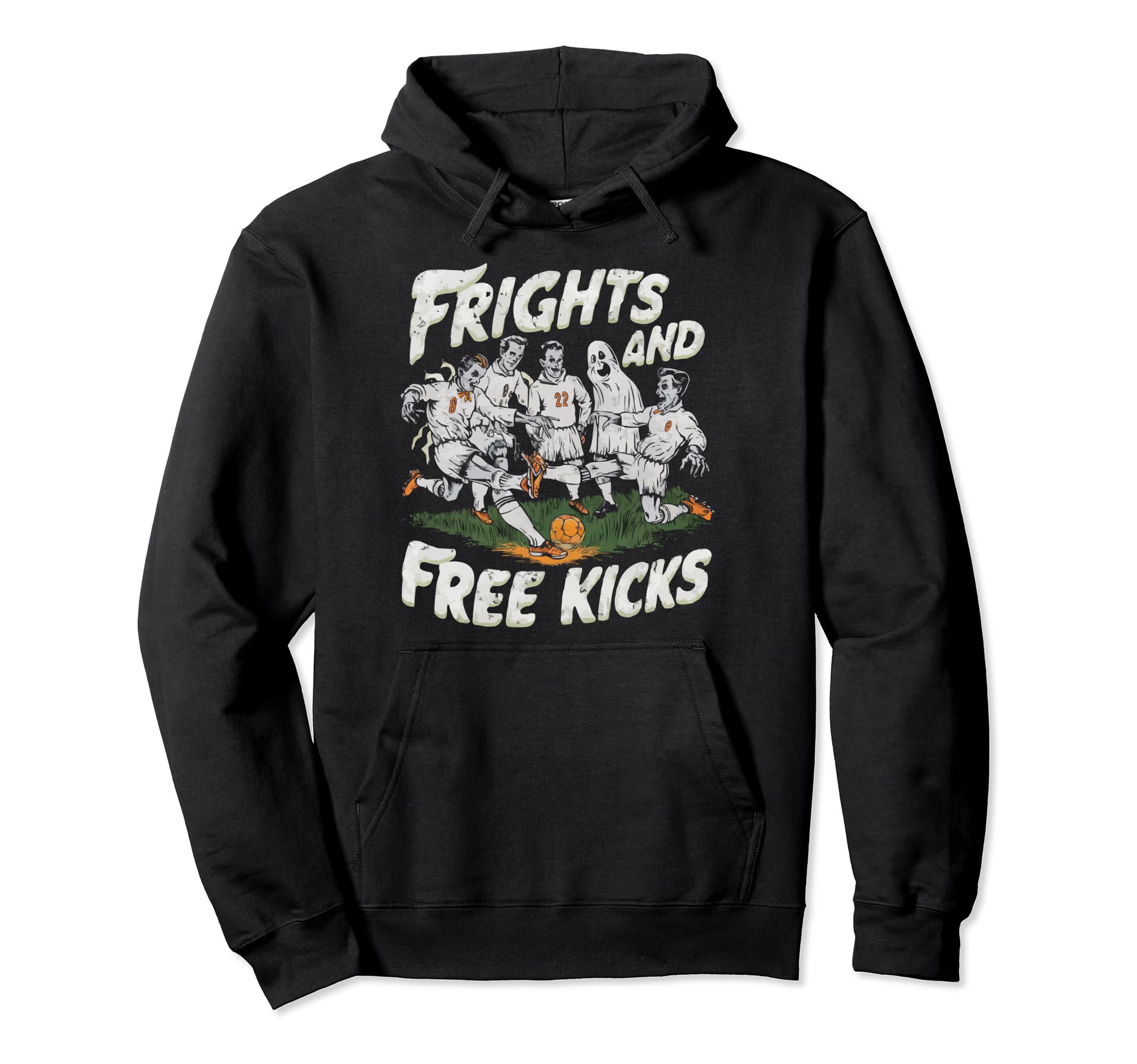 Soccer Halloween Spooky Goalkeeper Hoodie - Aesthetic Graphic Men Women