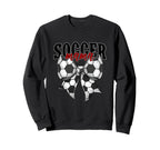 Soccer Mama Coquette Bow Proud Sweatshirt - Trendy Graphic for Adults