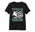 Coaching Soccer Dad Coach Soccer T-Shirt - Casual Everyday Wear for Adults