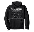 Ice Hockey Goalkeeper Definition Hoodie - Casual Everyday Wear Men Women
