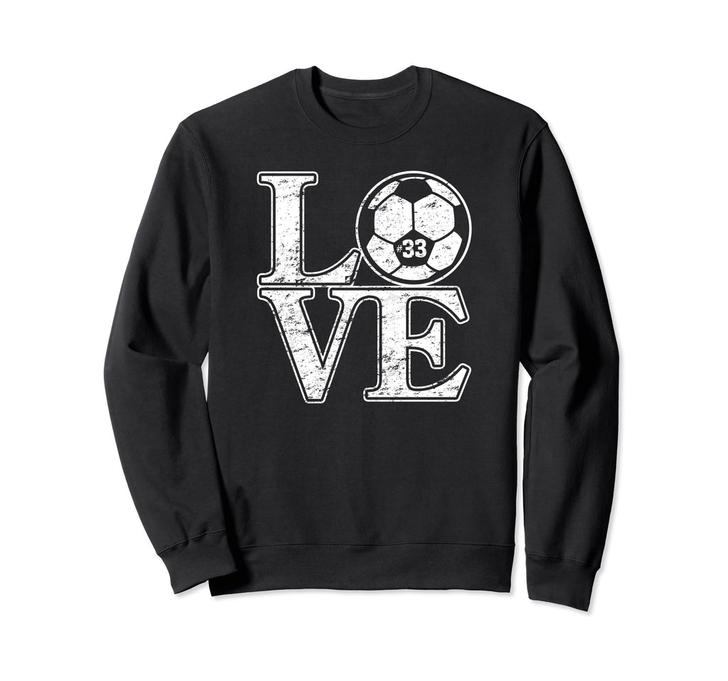 Soccer 33 Soccer Mom Dad Favorite Sweatshirt - Aesthetic Graphic Men Women
