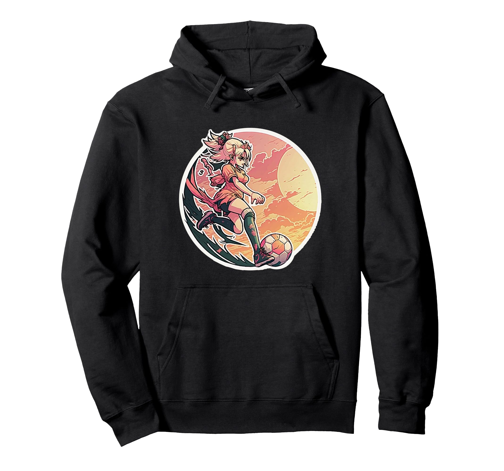 Soccer Anime Manga Soccer Outfit Hoodie - Aesthetic Graphic Men Women
