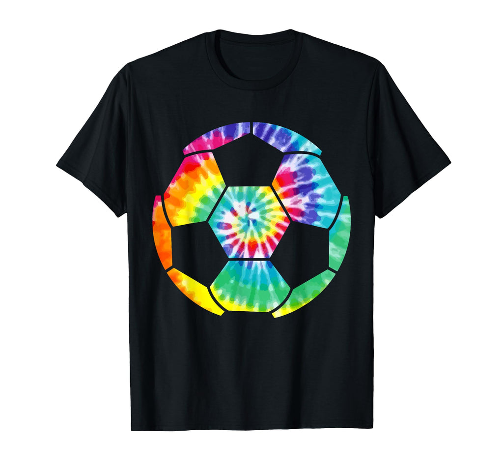 Soccer Player Soccer Ball Tie Dye T-Shirt - Casual Everyday Wear Men Women