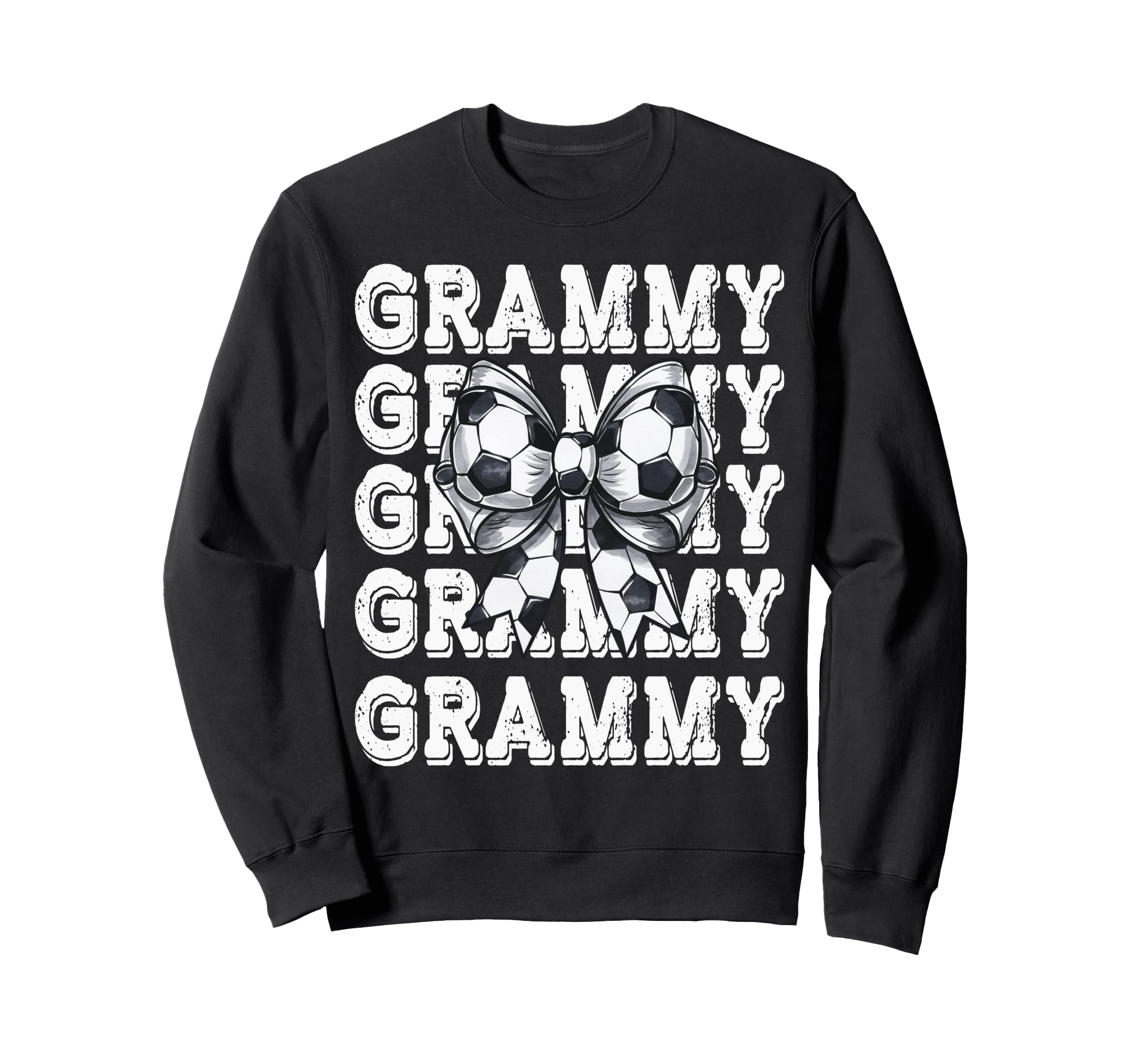 Coquette Soccer Grammy Matching Sweatshirt - Graphic Print for Adults