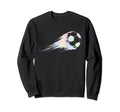 Pastel Soccer Lover Sweatshirt - Custom Art Print Unisex