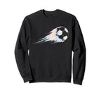 Pastel Soccer Lover Sweatshirt - Custom Art Print Unisex