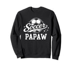 Soccer Papaw Family Matching Soccer Sweatshirt - Streetwear Style Unisex