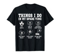 Things I Do My Spare Time Soccer T-Shirt - Trendy Graphic for Adults