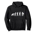 Soccer Player Dribble Hoodie - Minimalist Print for Adults