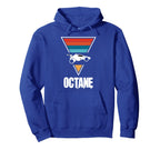 Octane Rocket Soccer Sunset Distressed Hoodie - Minimalist Print Unisex