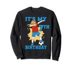 Its My 7Th Birthday Soccer Sweatshirt - Casual Everyday Wear Unisex