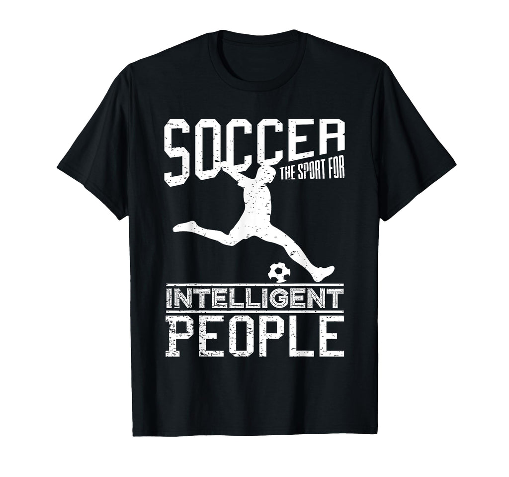 Soccer Sport Intelligent People Funny T-Shirt - Graphic Print for Adults