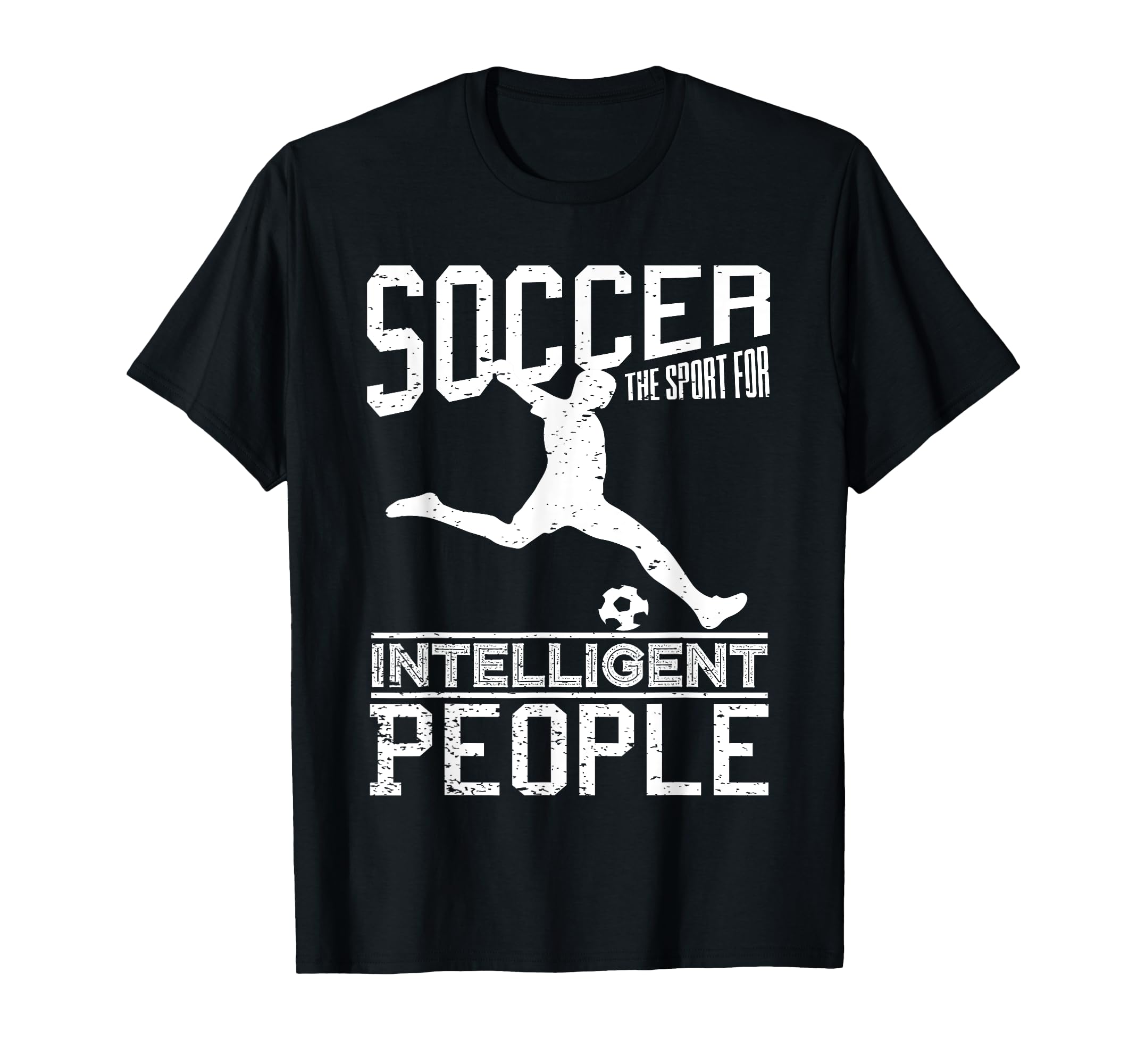 Soccer Sport Intelligent People Funny T-Shirt - Graphic Print for Adults