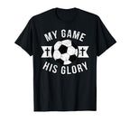 Christian Soccer Gifts Teen Sayings Phrases T-Shirt - Graphic Print Unisex