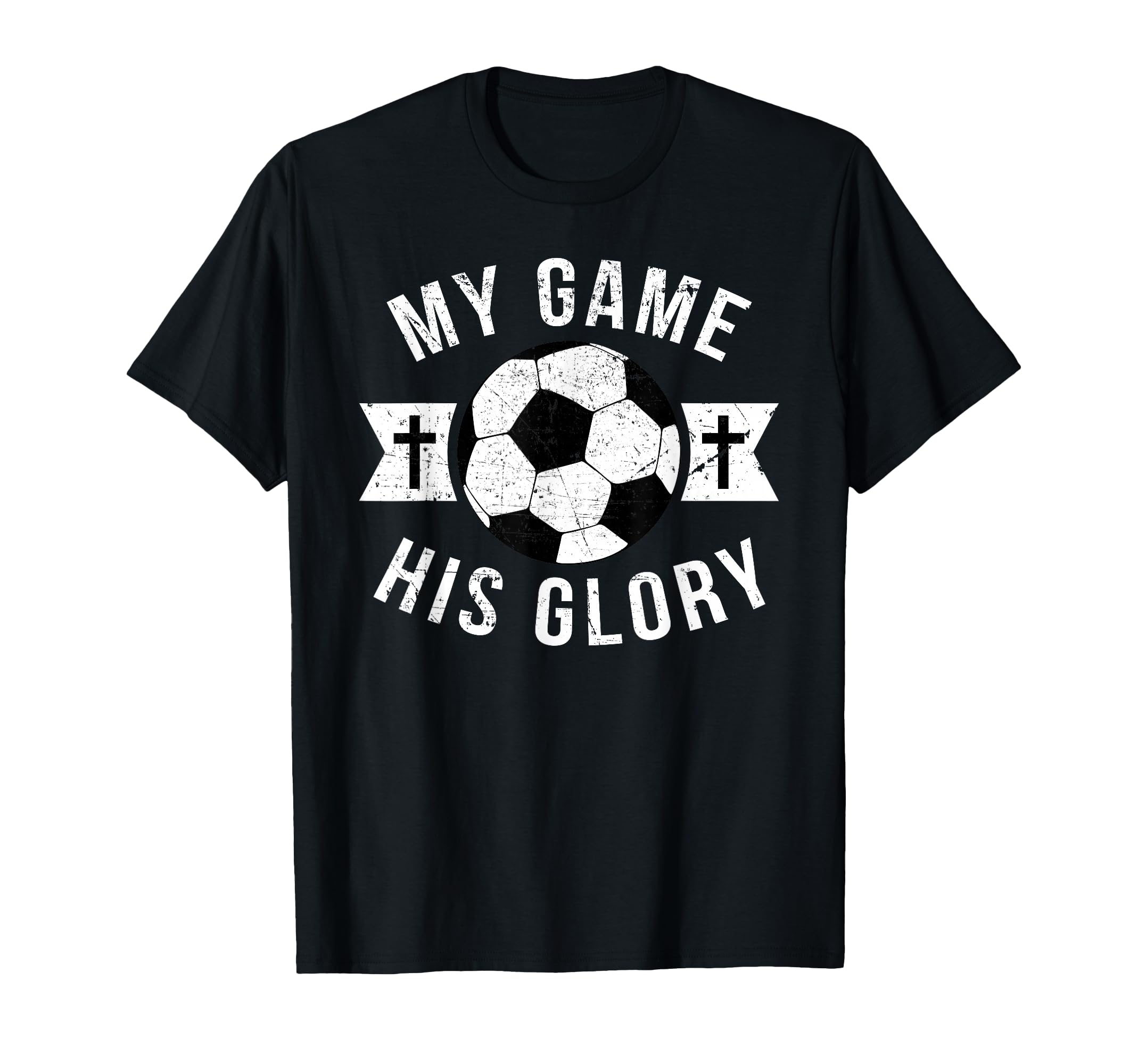 Christian Soccer Gifts Teen Sayings Phrases T-Shirt - Graphic Print Unisex