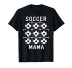 Soccer Mama Coquette Bow Soccer Mom T-Shirt - Novelty Apparel for Adults