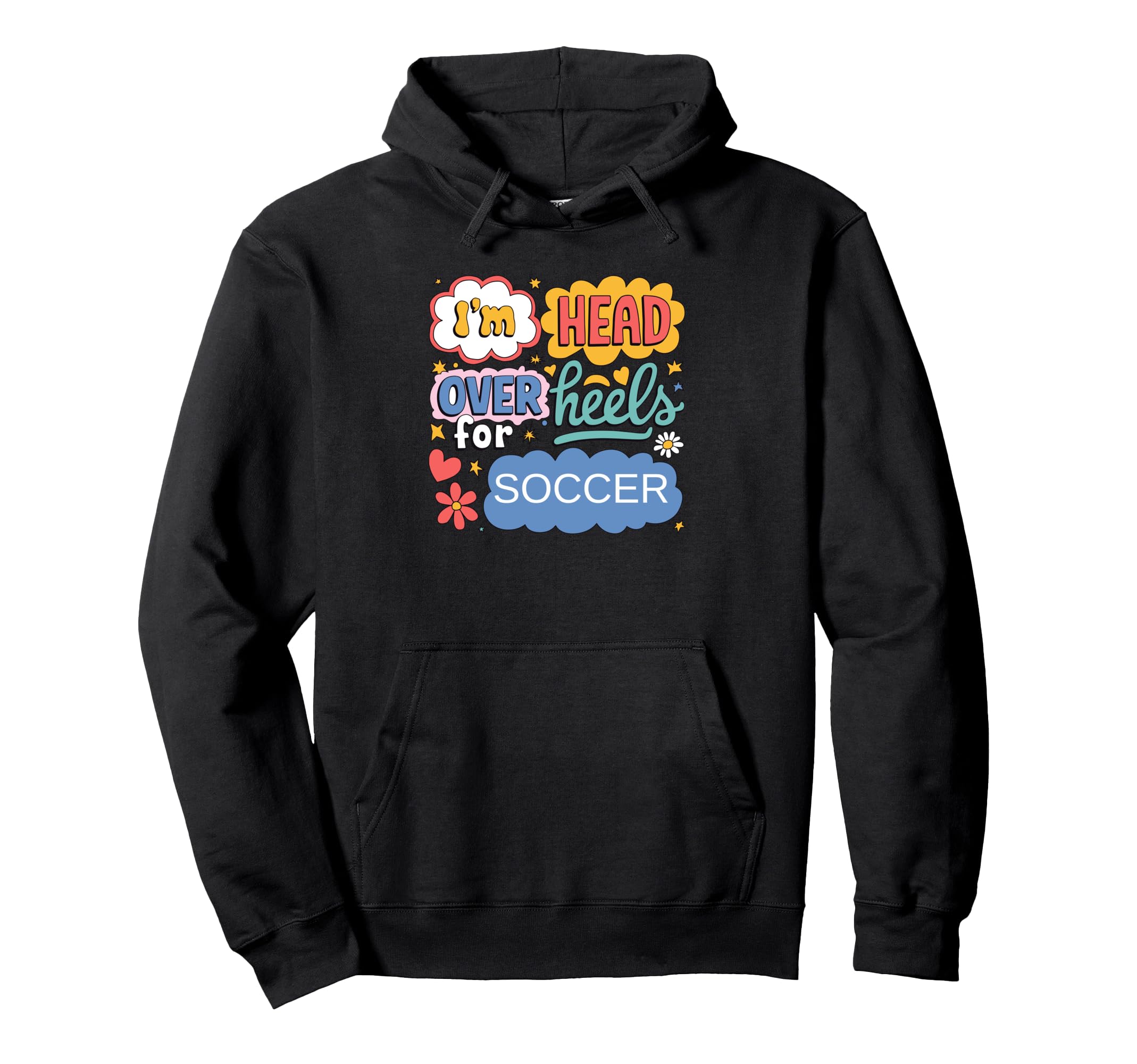 Funny Soccer Aesthetic Lover Pop Art Hoodie - Unique Graphic Men Women