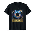 Soccer Vibes Bruh Funny Soccer Ball T-Shirt - Casual Everyday Wear Unisex