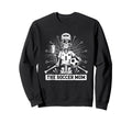 Soccer Mom Skeletton Halloween Sweatshirt - Casual Everyday Wear Unisex