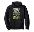 Soccer Keeper Grandpa Will Yell Soccer Hoodie - Novelty Apparel Unisex