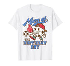 Soccer Mama Birthday Party Mom Son Mom T-Shirt - Graphic Print Unisex