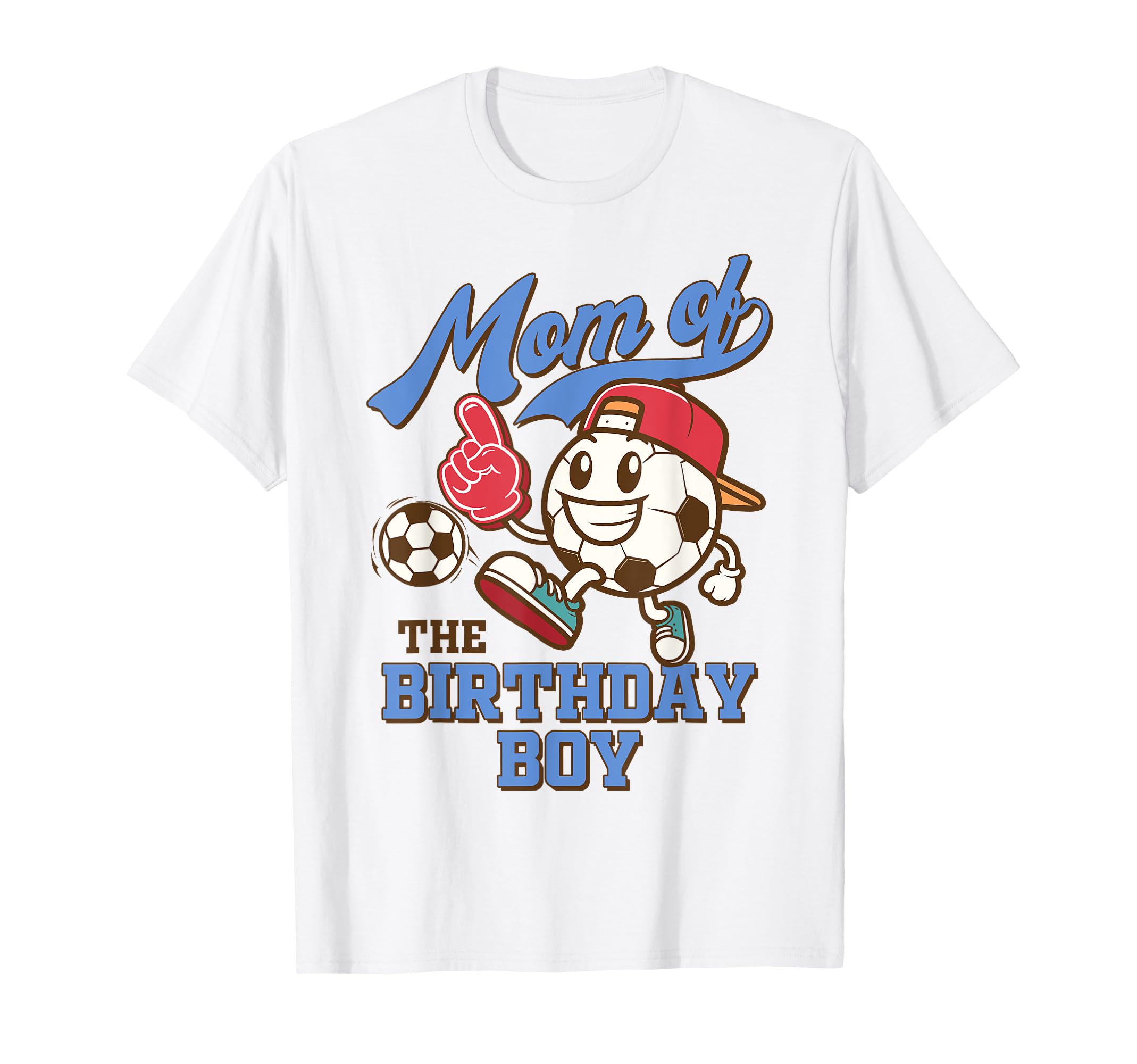 Soccer Mama Birthday Party Mom Son Mom T-Shirt - Graphic Print Unisex