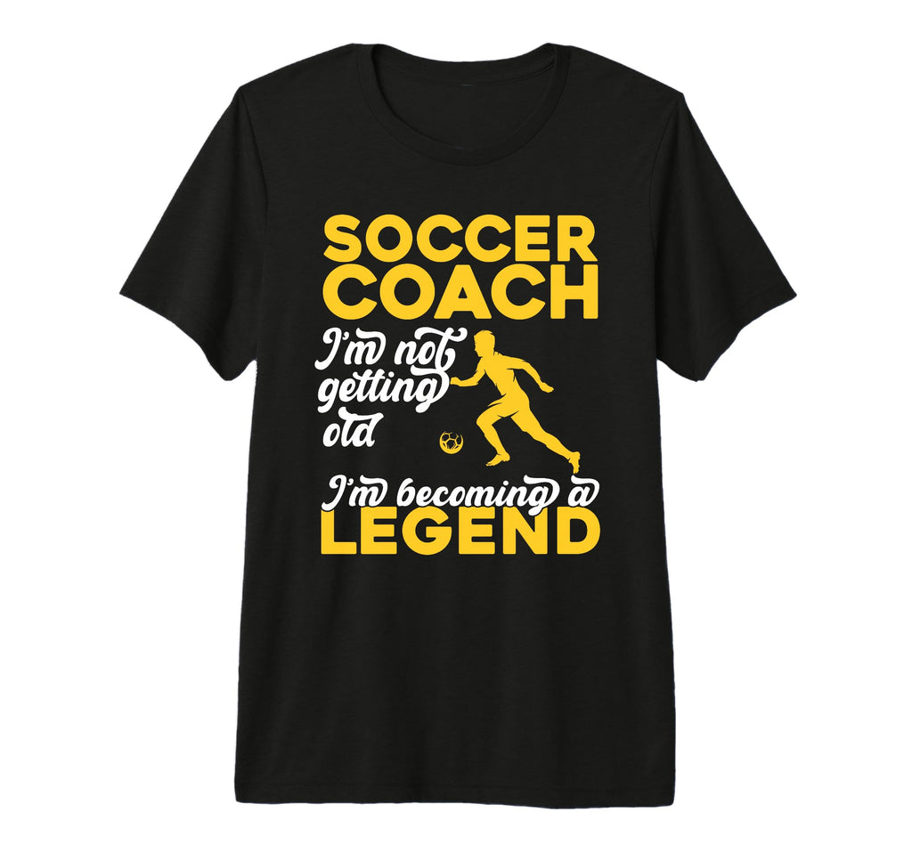 Mens Soccer Coaching Training Trainer T-Shirt - Minimalist Print Men Women