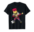 Nutcracker Dabbing Soccer Player T-Shirt - Aesthetic Graphic for Adults