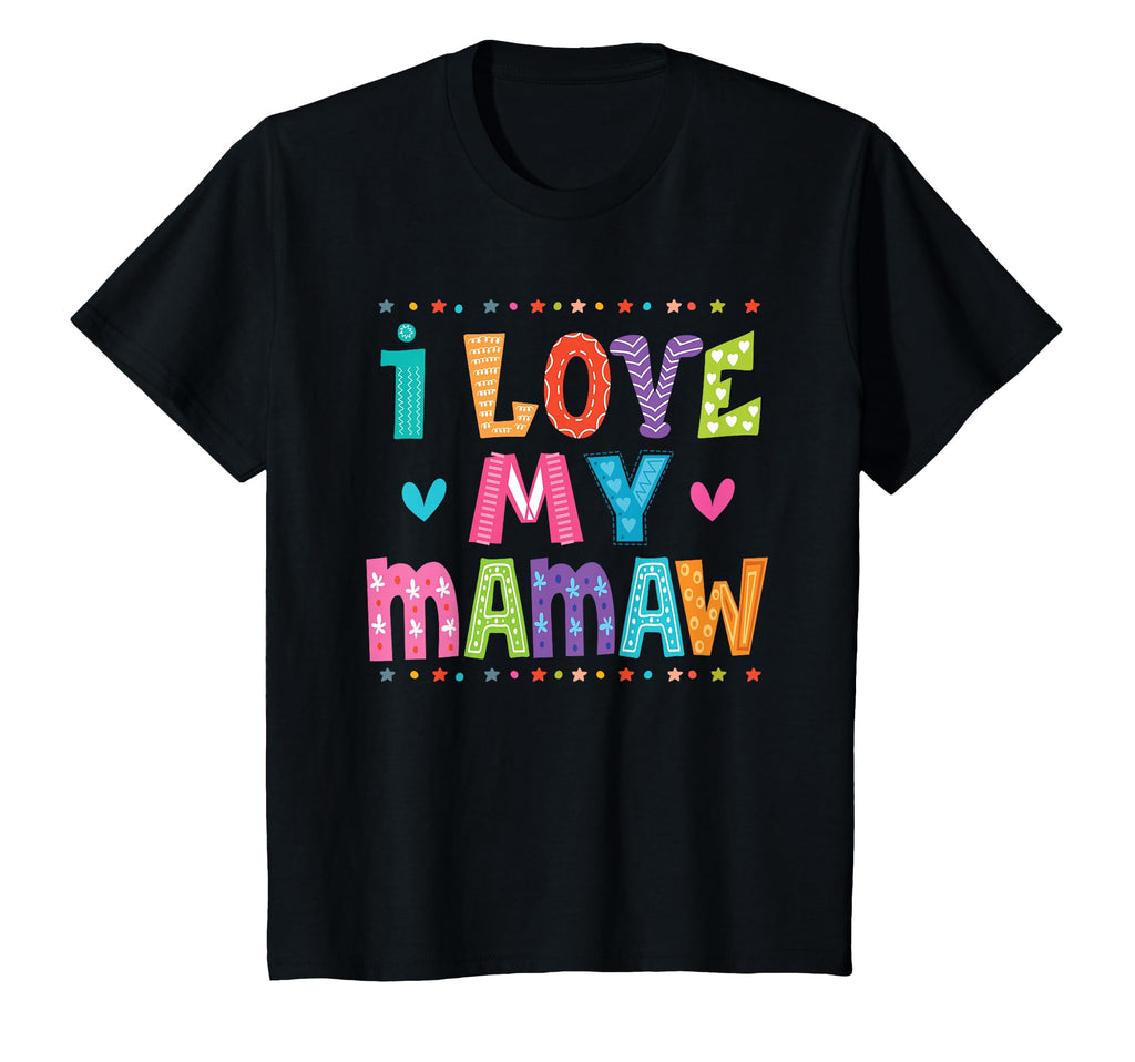 I Love My Mamaw Grandchild T-Shirt - Streetwear Style Unisex