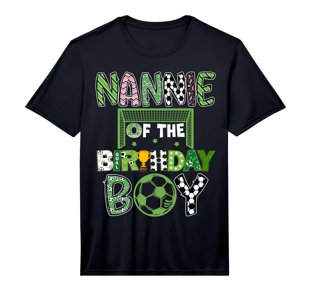 Nannie Birthday Soccer Player Birthday T-Shirt - Trendy Graphic Unisex