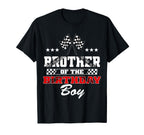 Brother Birthday Soccer Party T-Shirt - Casual Everyday Wear for Adults