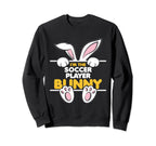 Im Soccer Player Bunny Funny Sweatshirt - Novelty Apparel for Adults