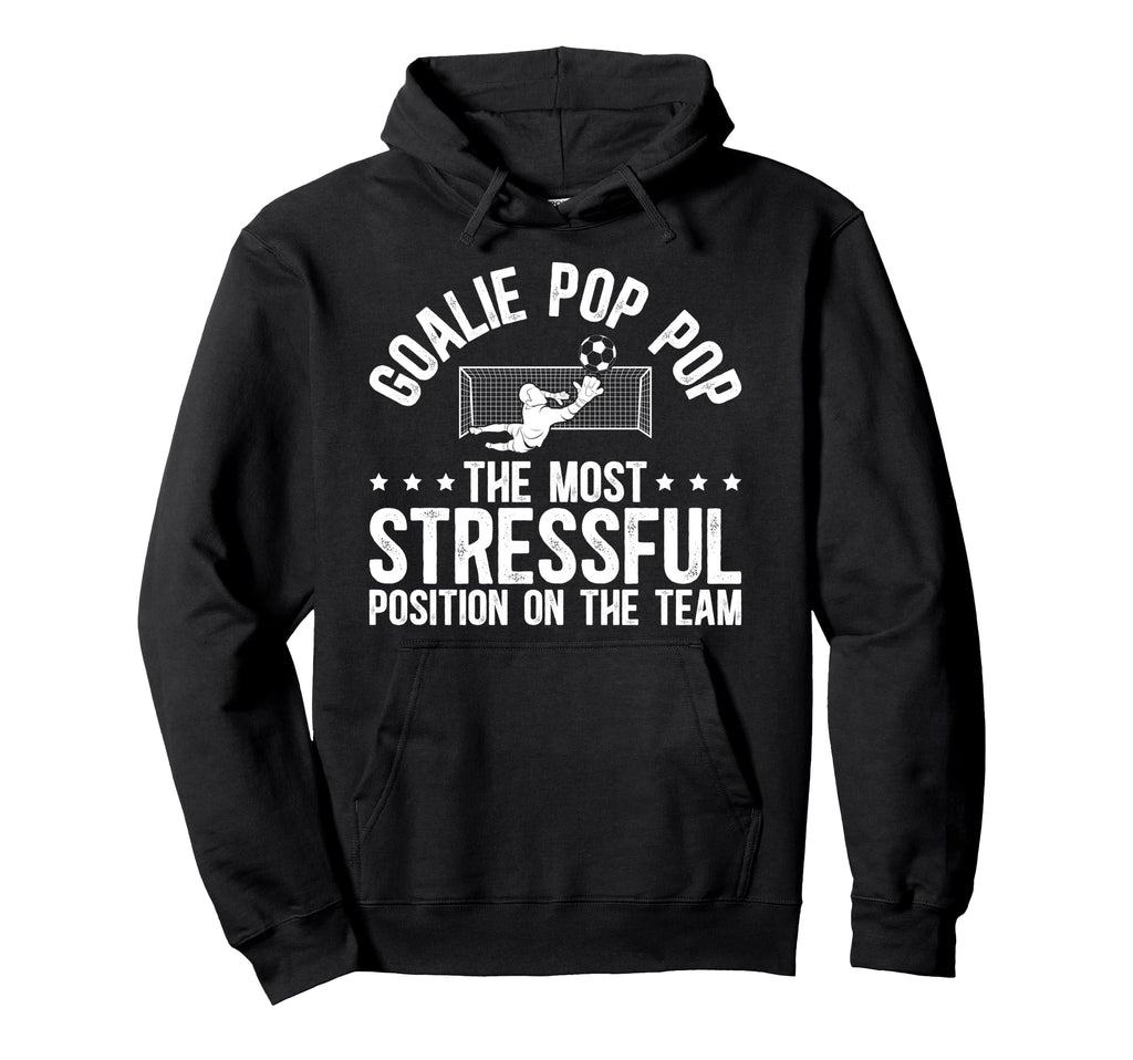 Soccer Goalie Pop Pop Definition Soccer Hoodie - Unique Graphic Unisex