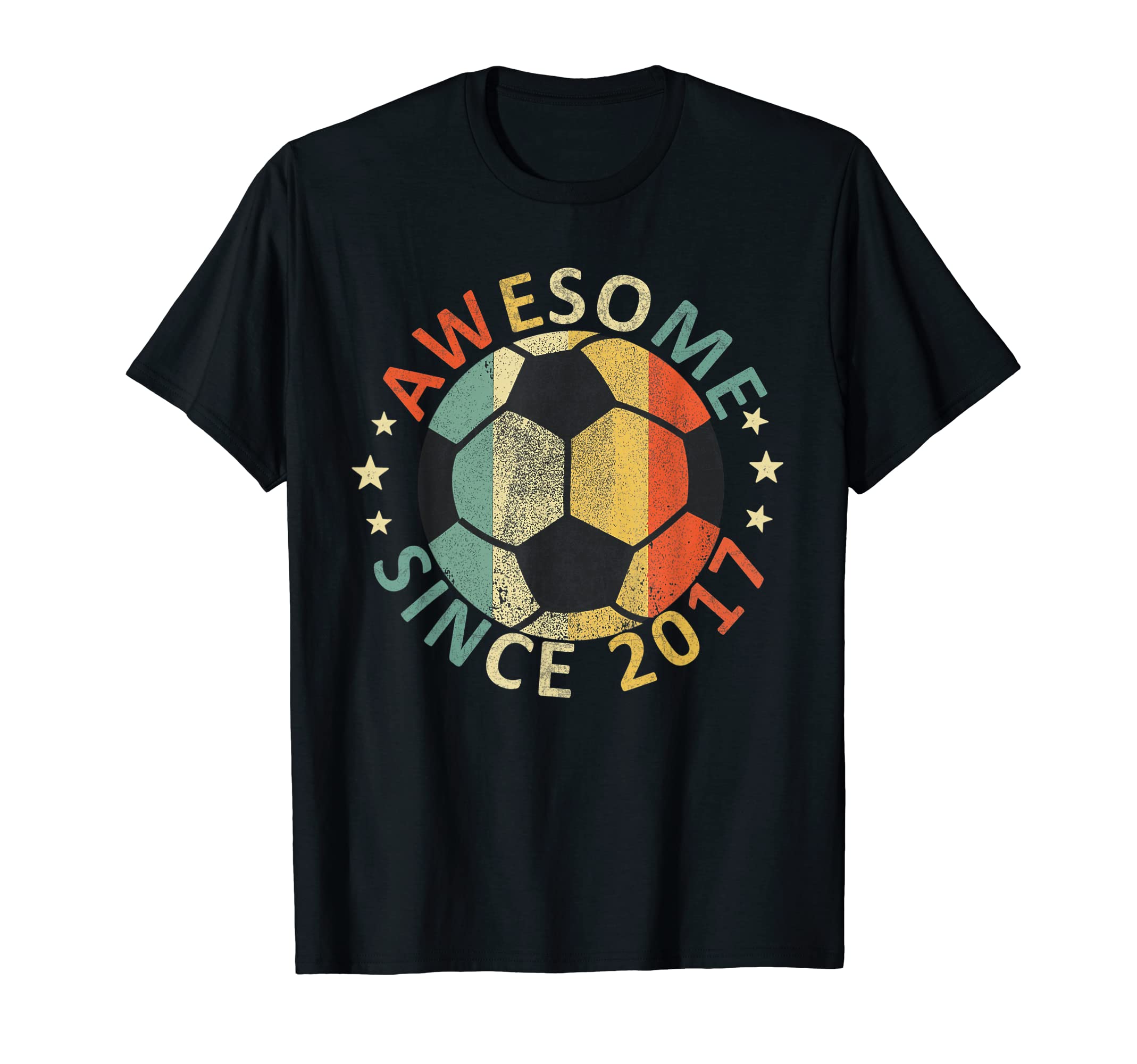6Th Birthday 6 Year Old Awesome Since T-Shirt - Custom Art Print Men Women