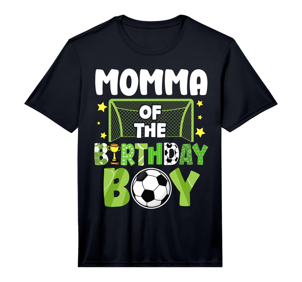Mens Soccer Momma Birthday Party T-Shirt - Novelty Apparel for Adults
