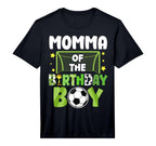Mens Soccer Momma Birthday Party T-Shirt - Novelty Apparel for Adults