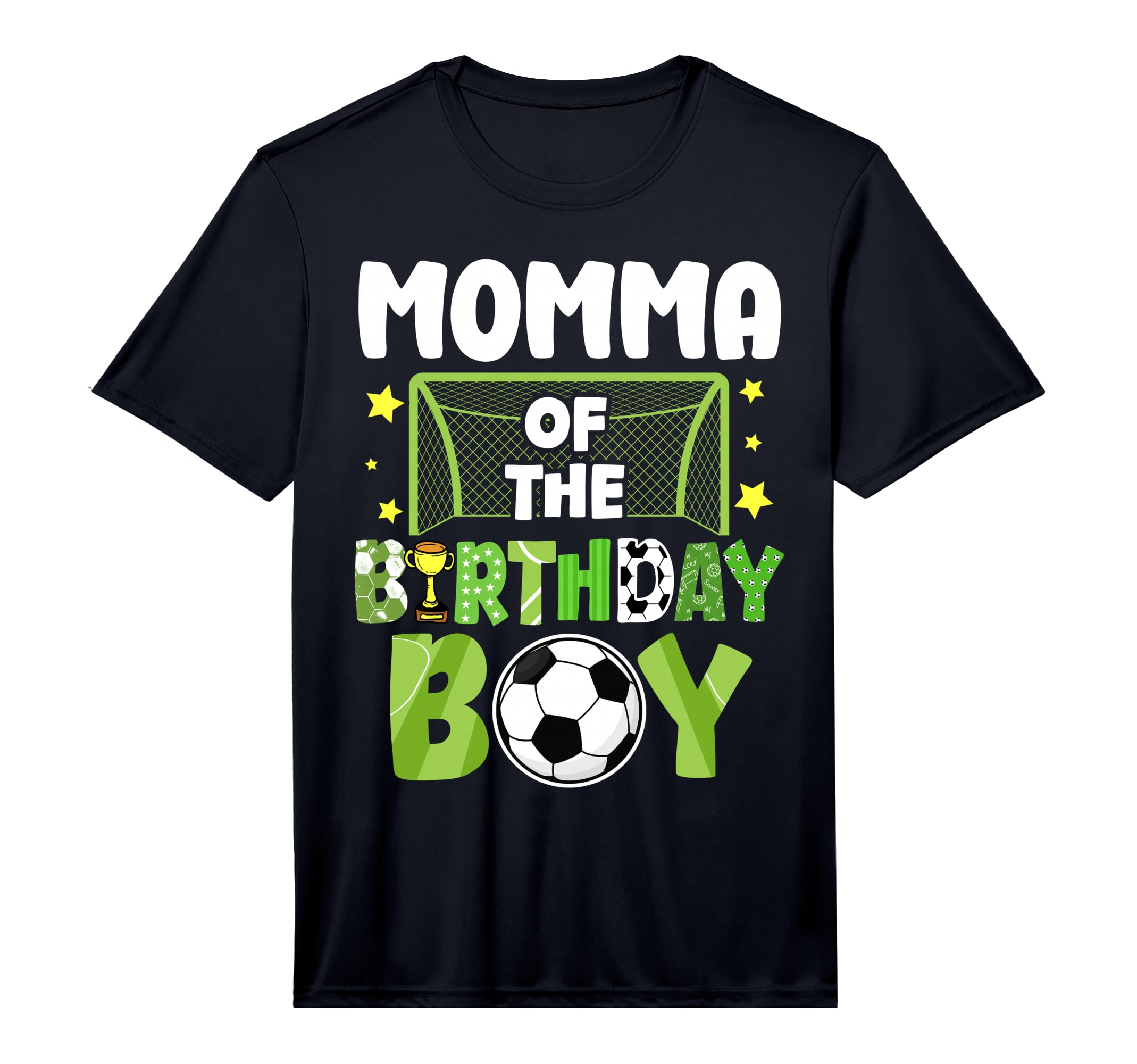 Mens Soccer Momma Birthday Party T-Shirt - Novelty Apparel for Adults