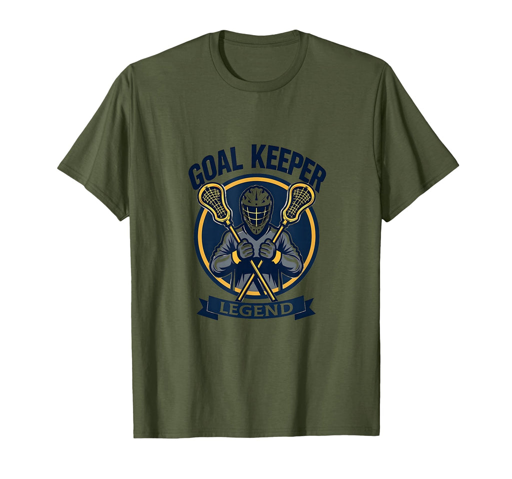 Goal Keeper Legend Lacrosse T-Shirt - Streetwear Style Men Women