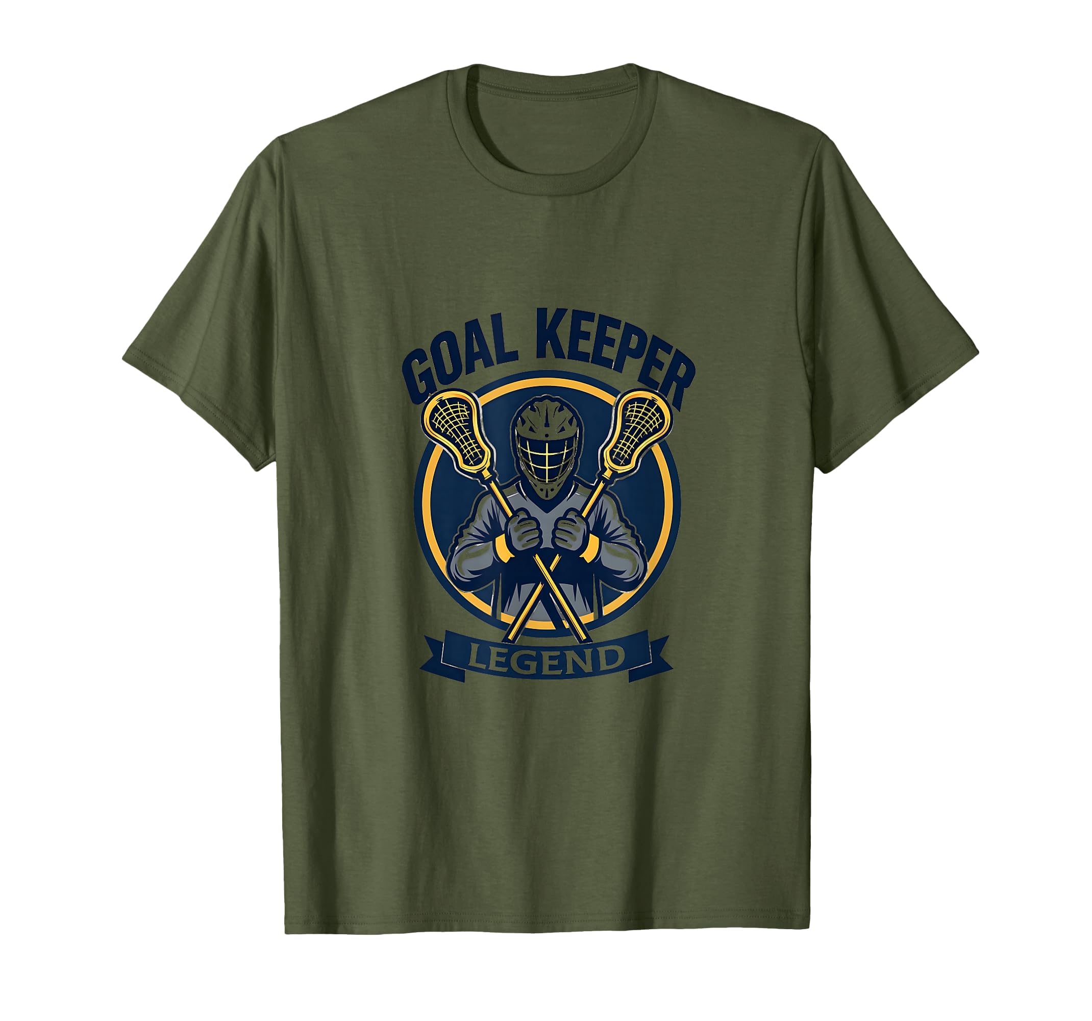 Goal Keeper Legend Lacrosse T-Shirt - Streetwear Style Men Women