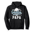 Ice Hockey Goalie Papa Ice Hockey Hoodie - Custom Art Print Men Women