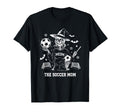 Soccer Mom Skeletton Halloween Soccer T-Shirt - Trendy Graphic for Adults