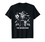 Soccer Mom Skeletton Halloween Soccer T-Shirt - Trendy Graphic for Adults