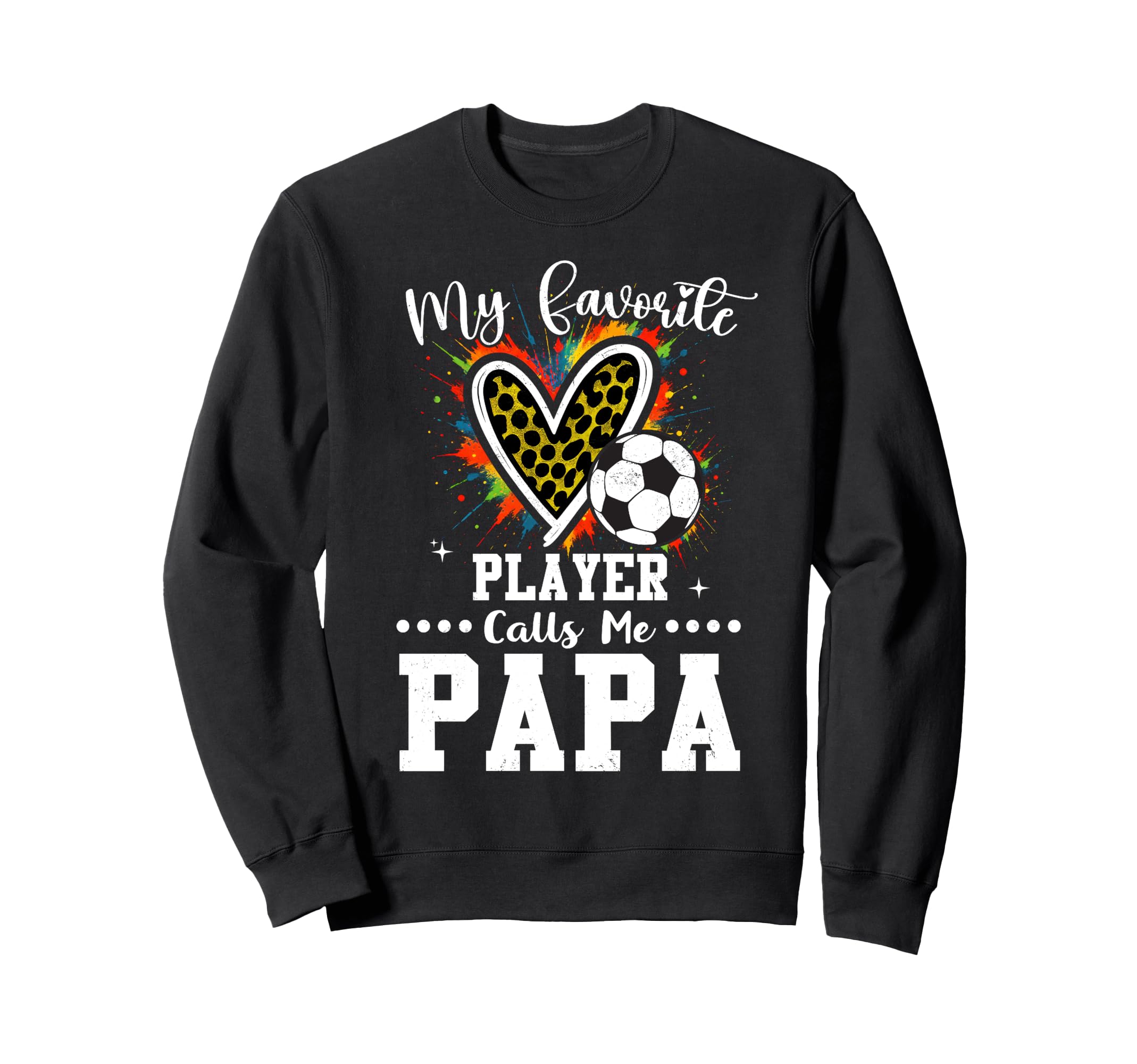 My Favorite Soccer Player Calls Me Sweatshirt - Minimalist Print Unisex