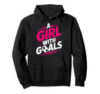 Goals Soccer Enthusiast Motivated Hoodie - Streetwear Style Men Women