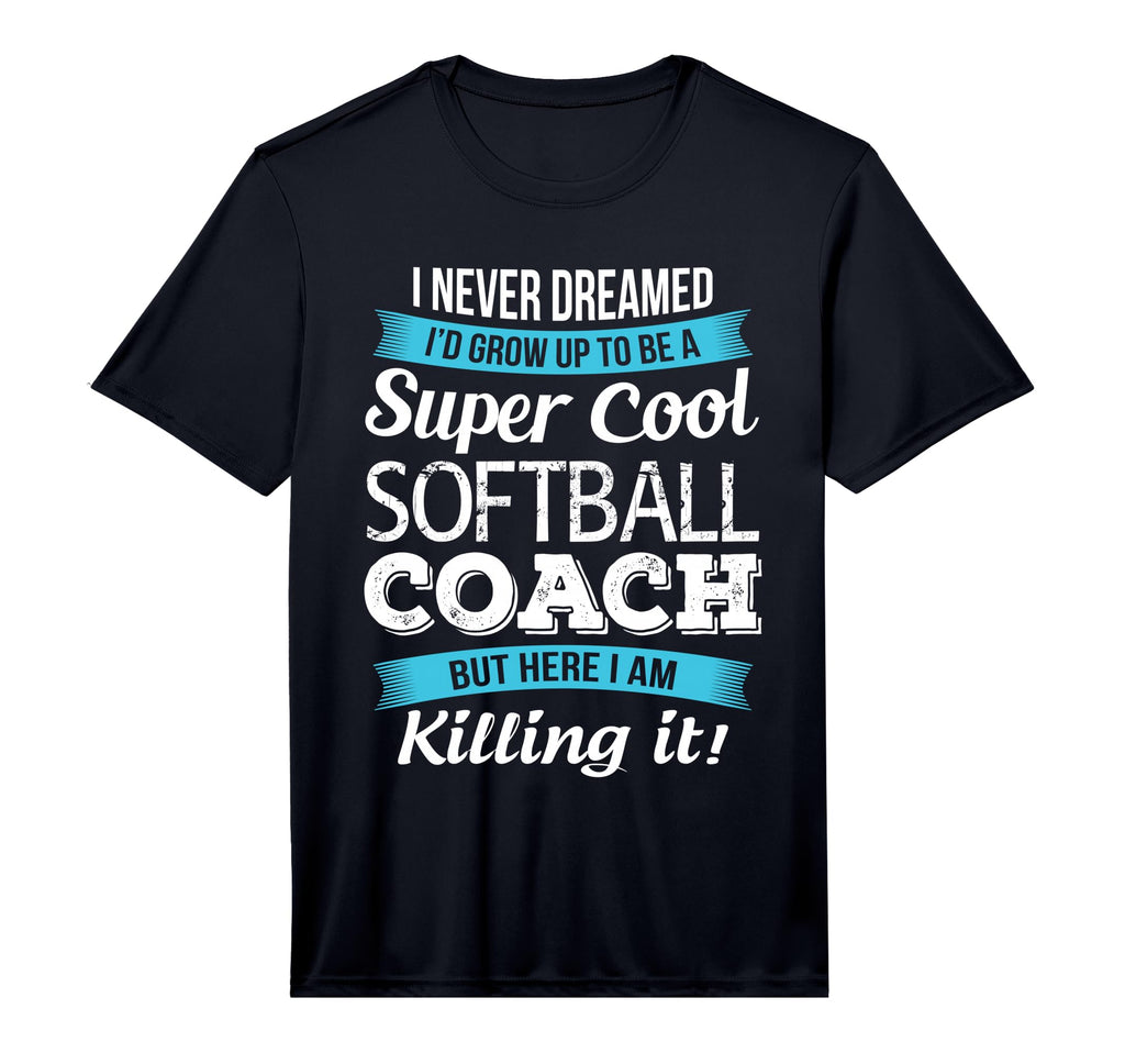 Funny Softball Coach Thank You Gift T-Shirt - Custom Art Print Unisex